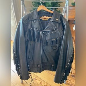 Men’s Harley Davidson leather jacket size large